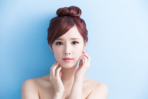 beauty woman smile to you