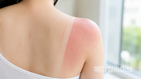 햇볕에 탄 뒤 피부가 벗겨진다면…억지로 떼어내지 마세요